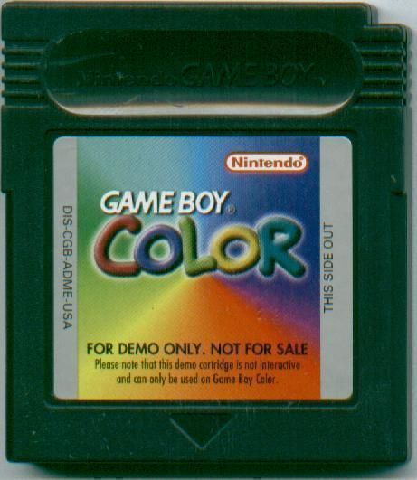 Gameboy Color Promotional Demo Free ROMs Emulators Download For NES   Gbc Demo 2534 